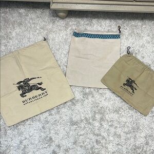 Burberry Tan Minimalist Canvas Bag